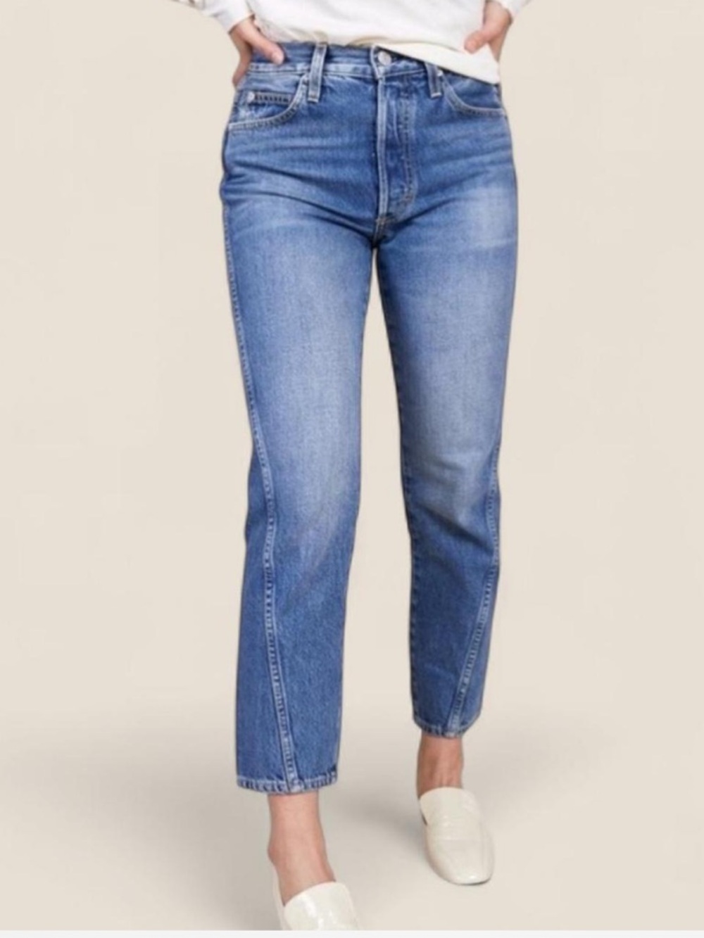 AMO Twist Jeans in Dark Vintage Size 32